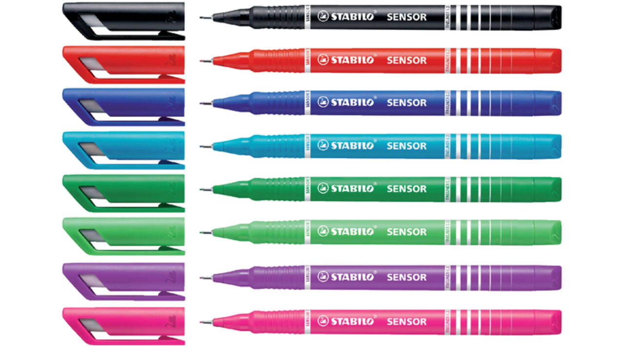 Fineliner STABILO Sensor 189/46 fijn zwart