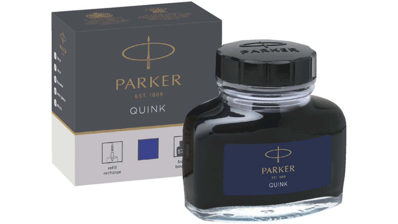 Vulpeninkt Parker Quink permanent 57ml blauw