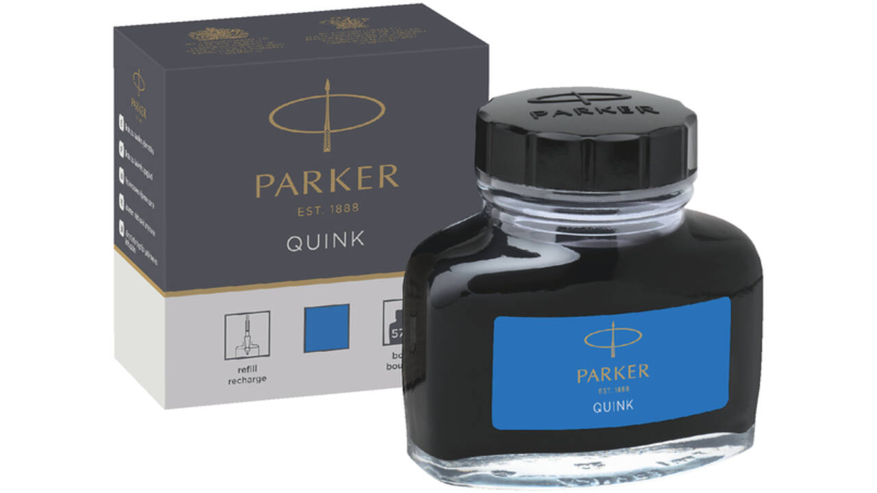 Vulpeninkt Parker Quink uitwasbaar 57ml koningsblauw
