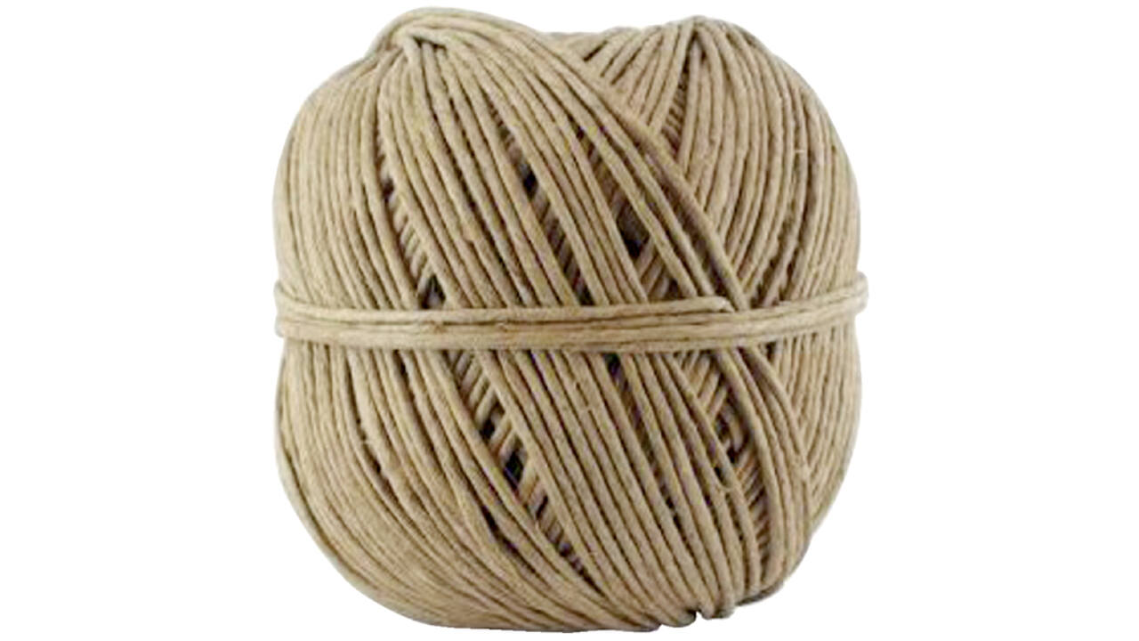 Henneptouw Muller 3-draads Ø ±2.4mm 100 gram ca 50 meter