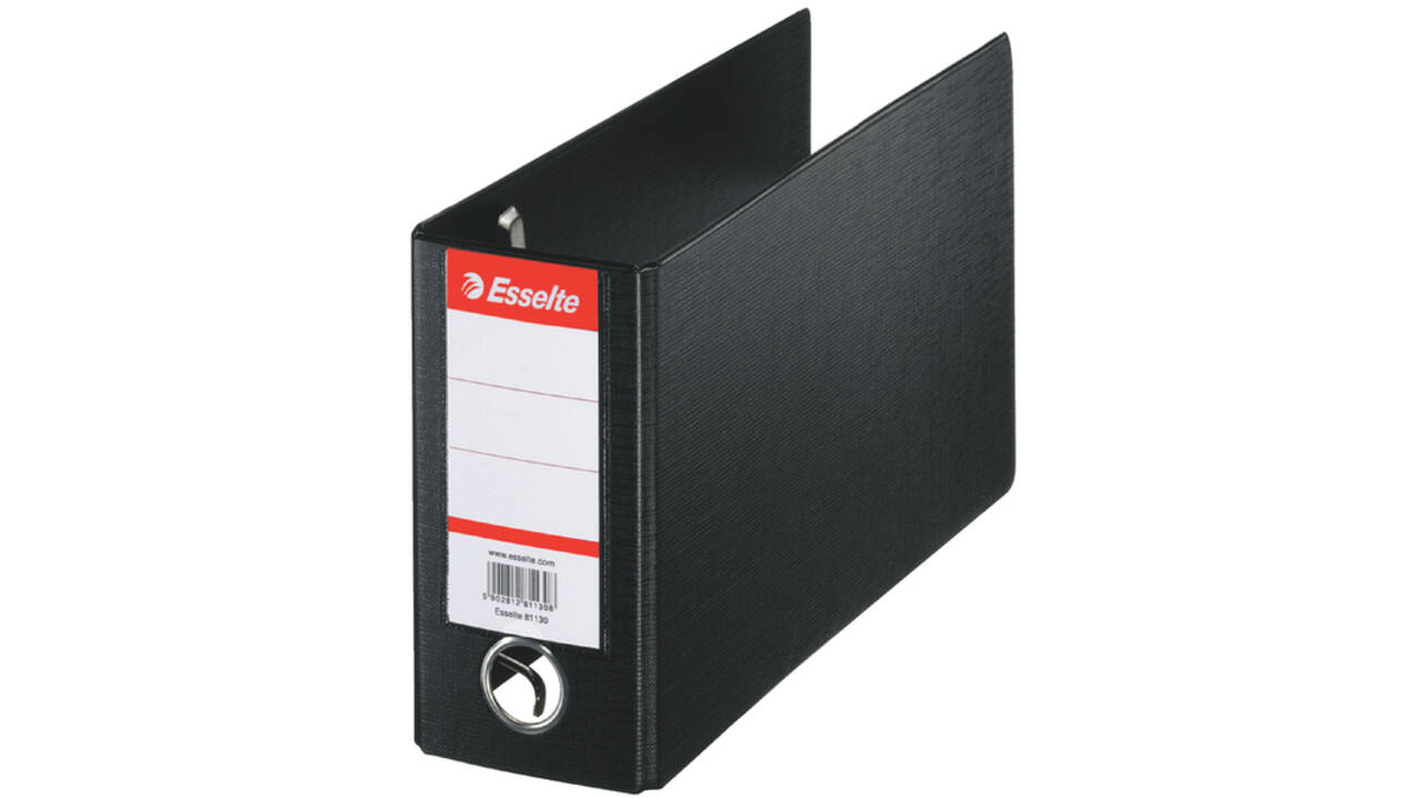 Ordner Esselte giro 80mm PP 16x28cm zwart