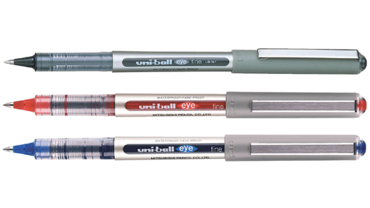 Rollerpen Uni-ball Eye 157B fijn blauw