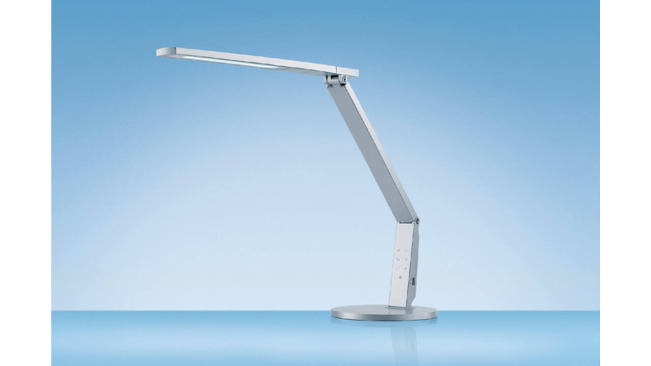 Bureaulamp Hansa led Vario Plus zilvergrijs