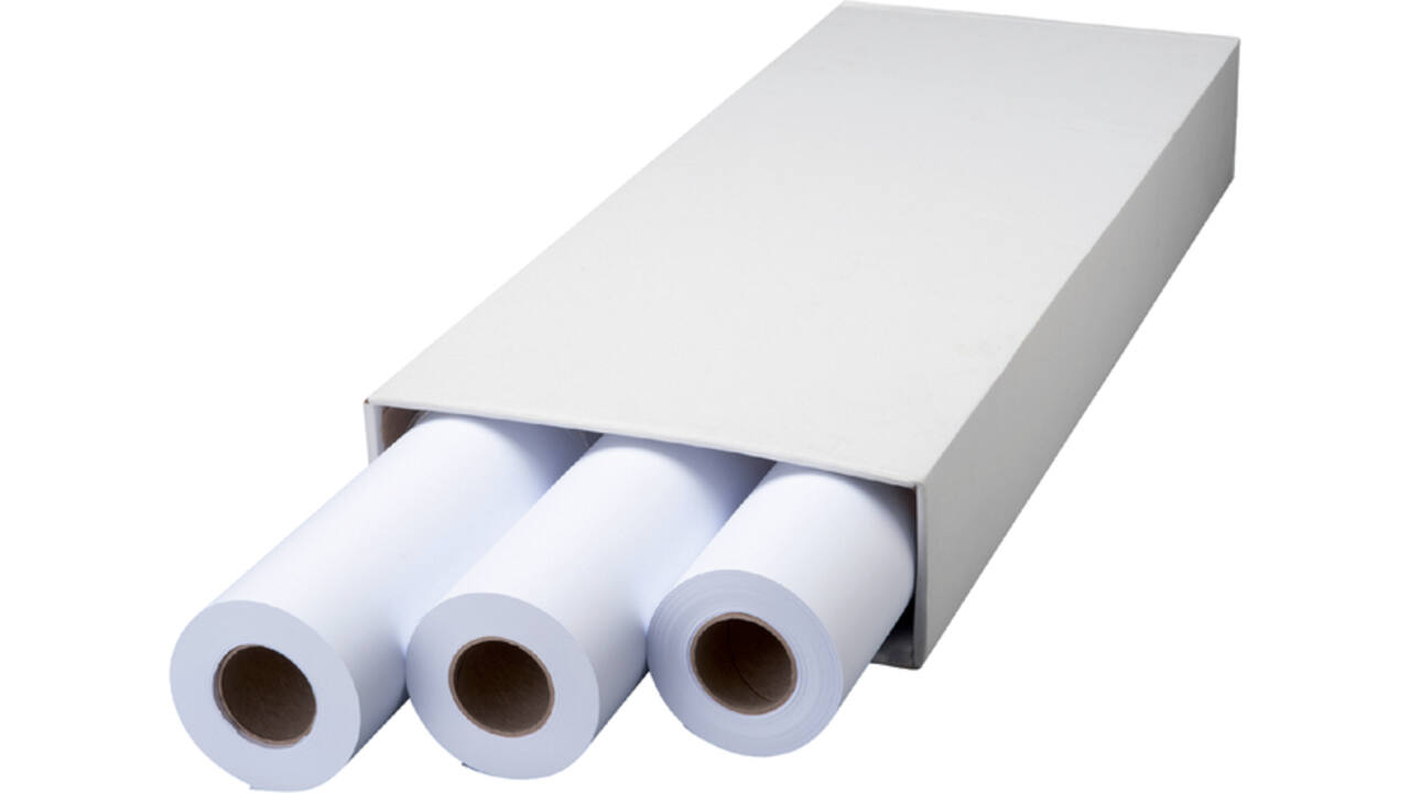 Inkjetpapier Quantore Plot 841mmx50m 75gr 3 rollen