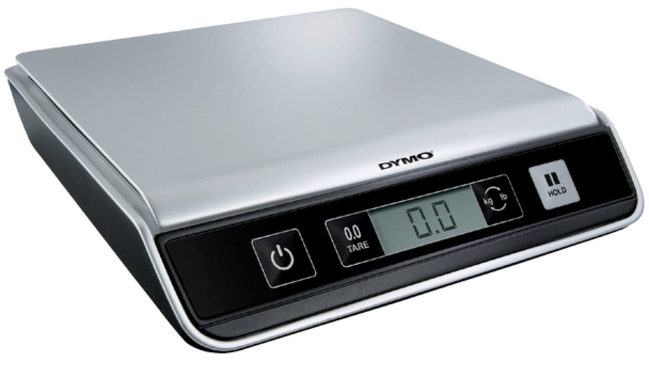 Pakketweger Dymo M10 digitaal tot 10 kilogram zilver/zwart