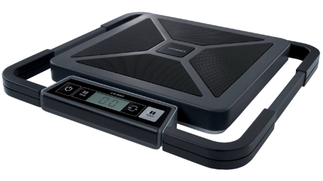 Pakketweger Dymo S50 digitaal tot 50 kilogram zwart