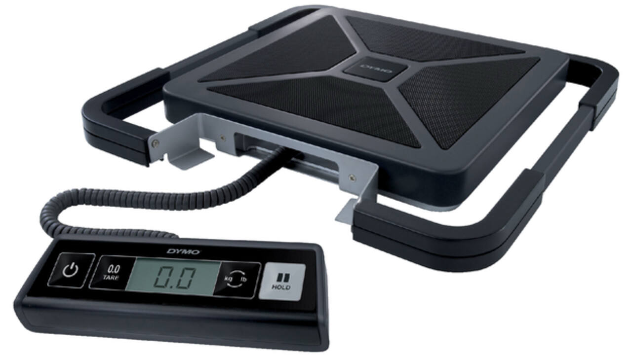 Pakketweger Dymo S50 digitaal tot 50 kilogram zwart
