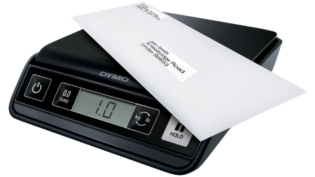 Briefweger Dymo M2 digitaal tot 2000 gram zwart