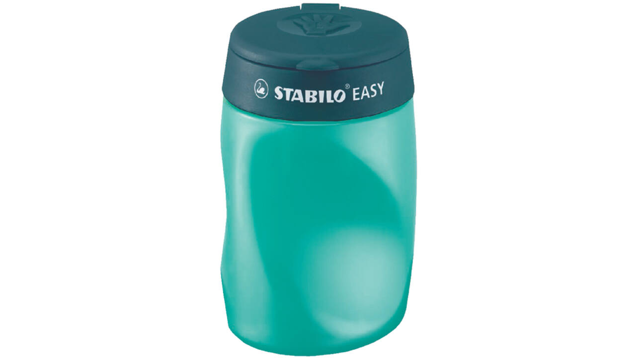 Puntenslijper STABILO Easy 4501 3 in 1 linkshandig petrol