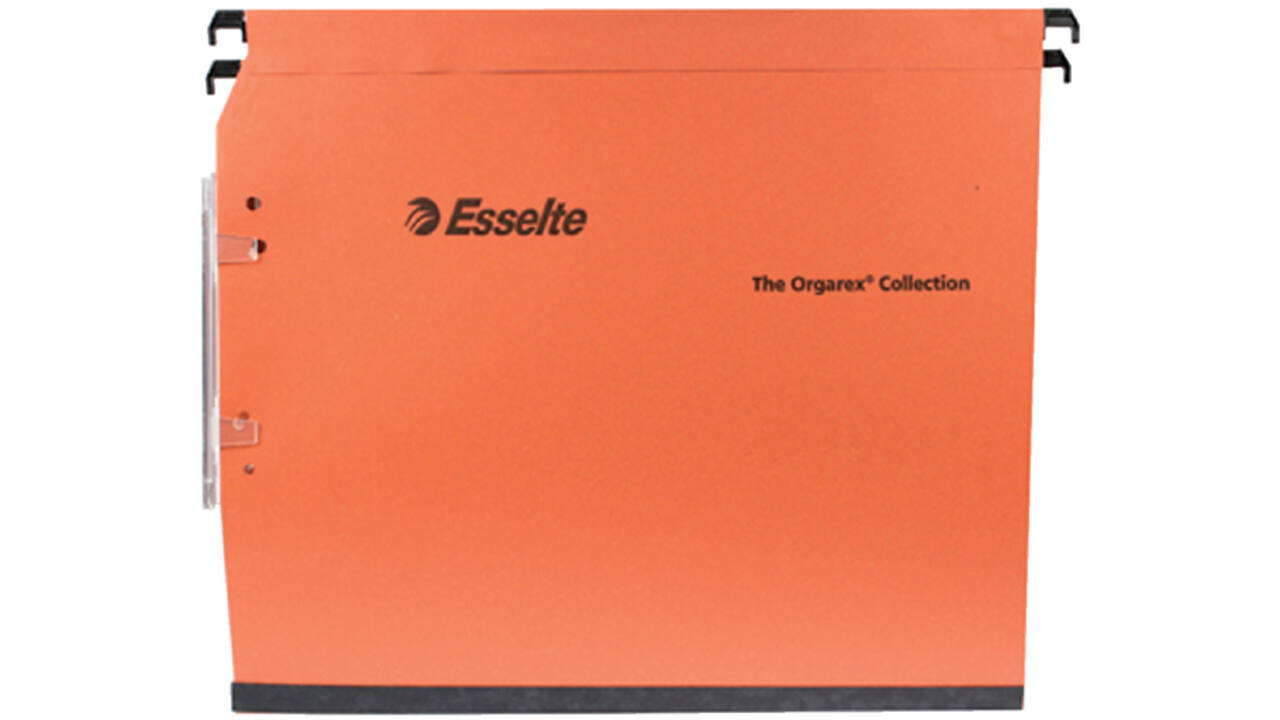 Hangmap Esselte Orgarex Dual lateraal 345x275x30 oranje