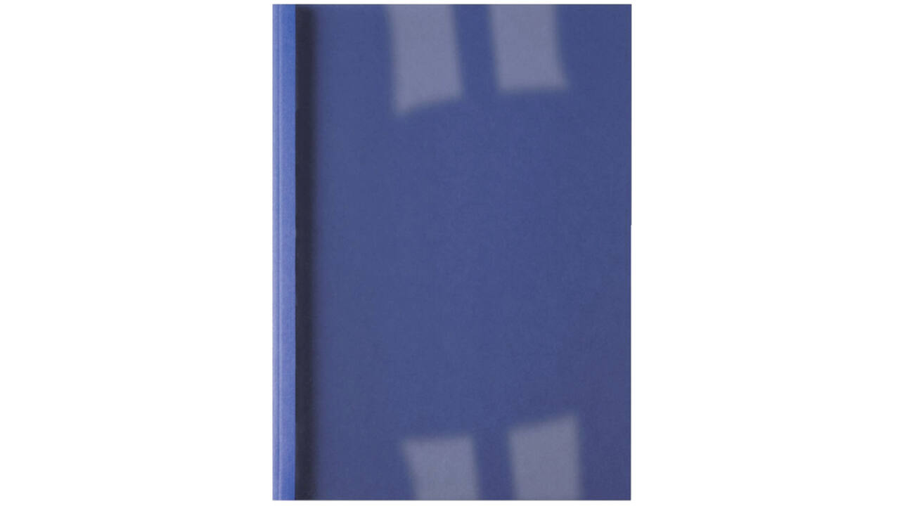 Thermische omslag GBC A4 3mm linnen donkerblauw 100stuks