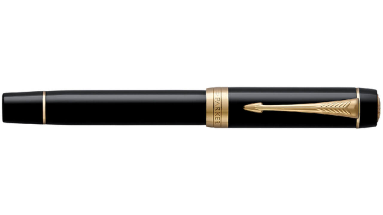 Vulpen Parker Duofold Classic black 18k GT medium