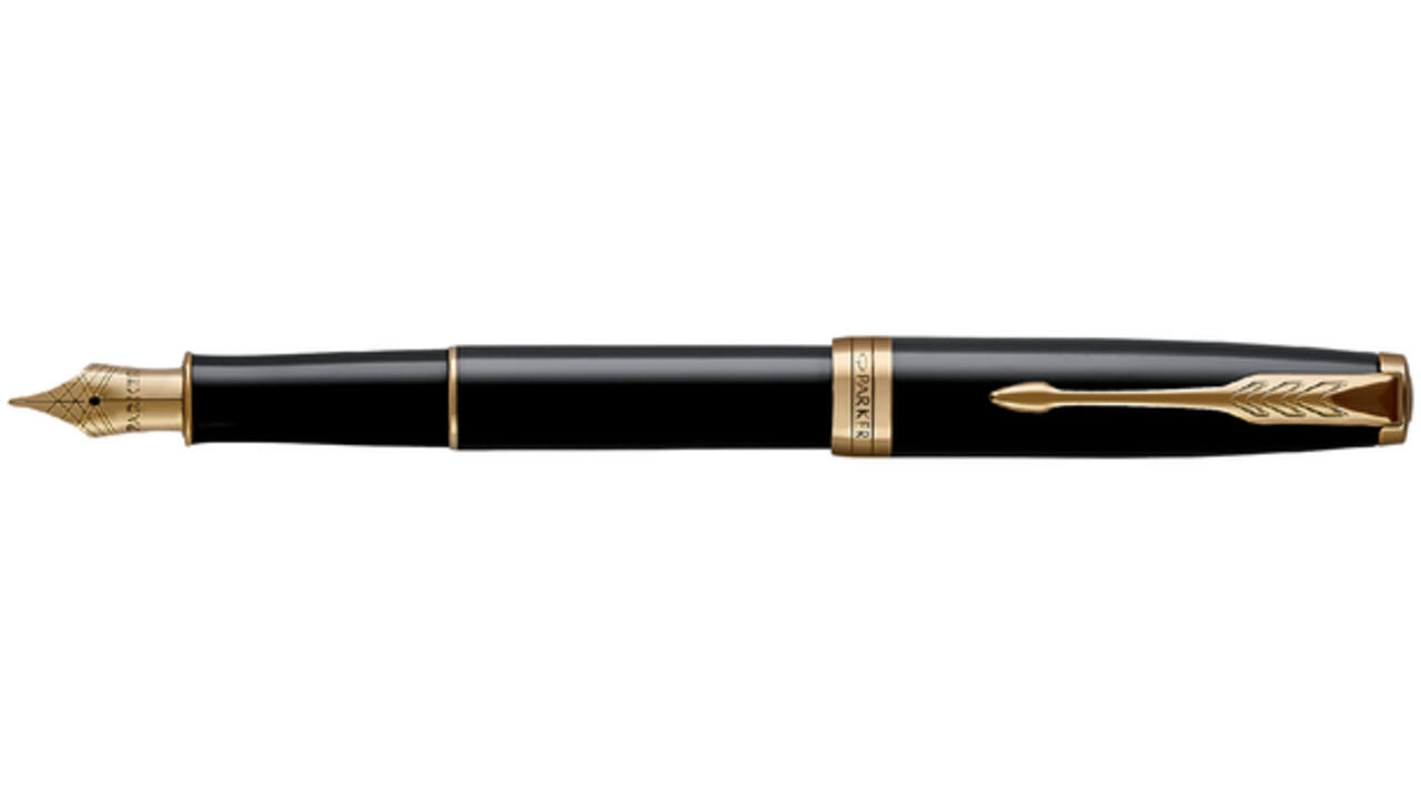 Vulpen Parker Sonnet black lacquer GT fijn