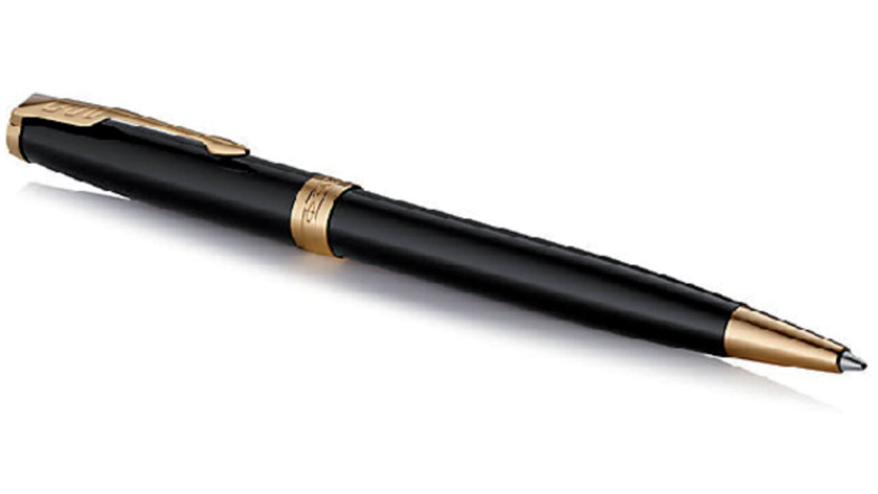 Balpen Parker Sonnet black lacquer GT medium