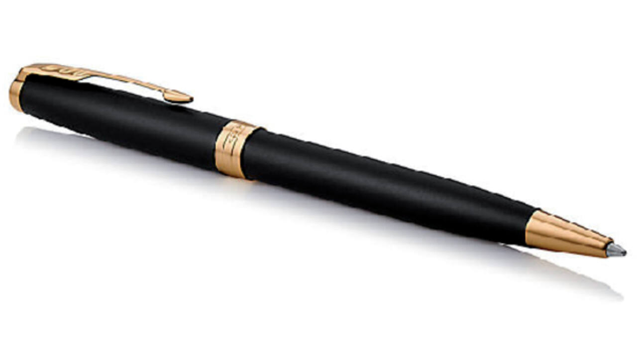 Balpen Parker Sonnet matte black lacquer GT medium