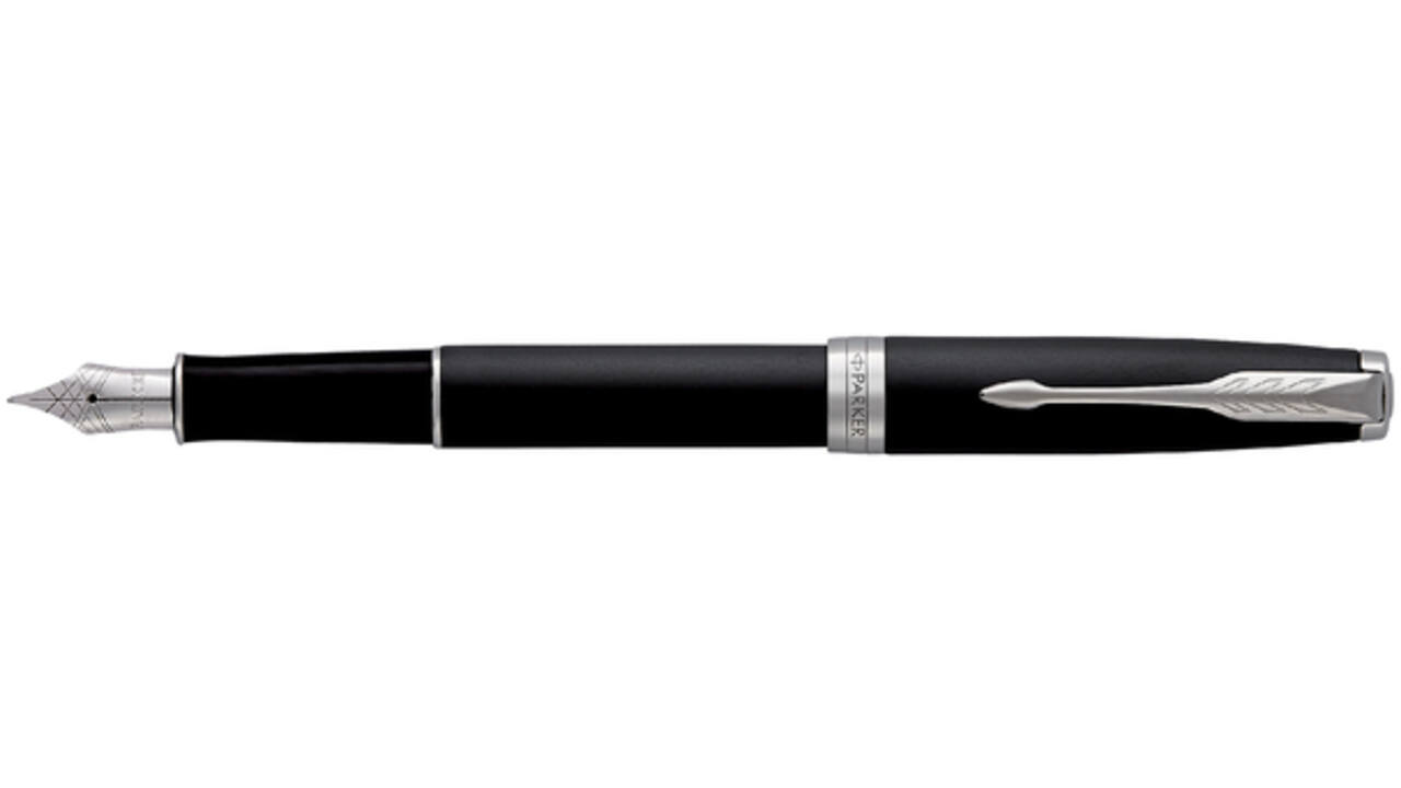 Vulpen Parker Sonnet matte black CT fijn