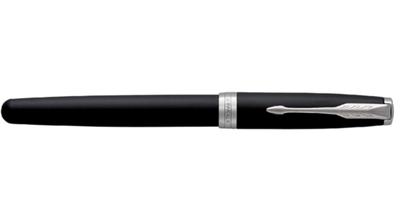 Rollerpen Parker Sonnet matte black CT fijn