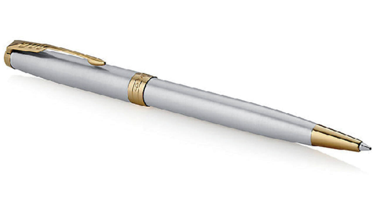 Balpen Parker Sonnet stainless steel GT medium