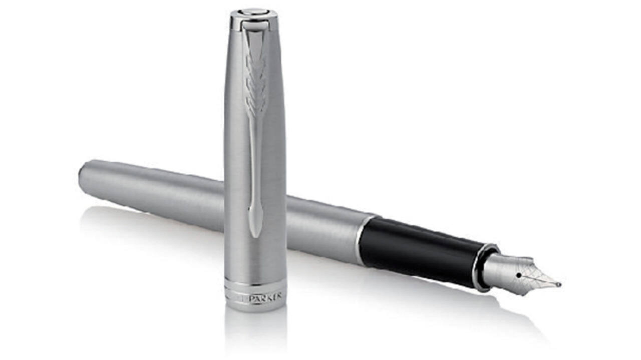 Vulpen Parker Sonnet stainless steel CT fijn
