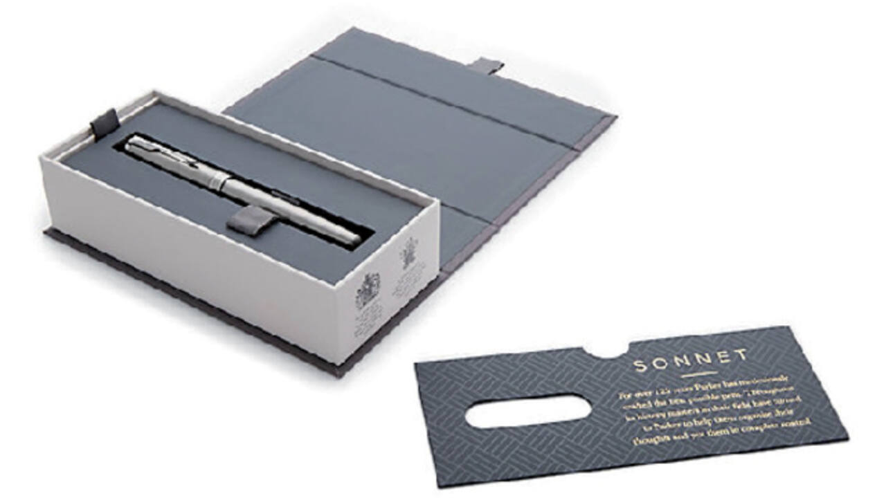 Vulpen Parker Sonnet stainless steel CT fijn