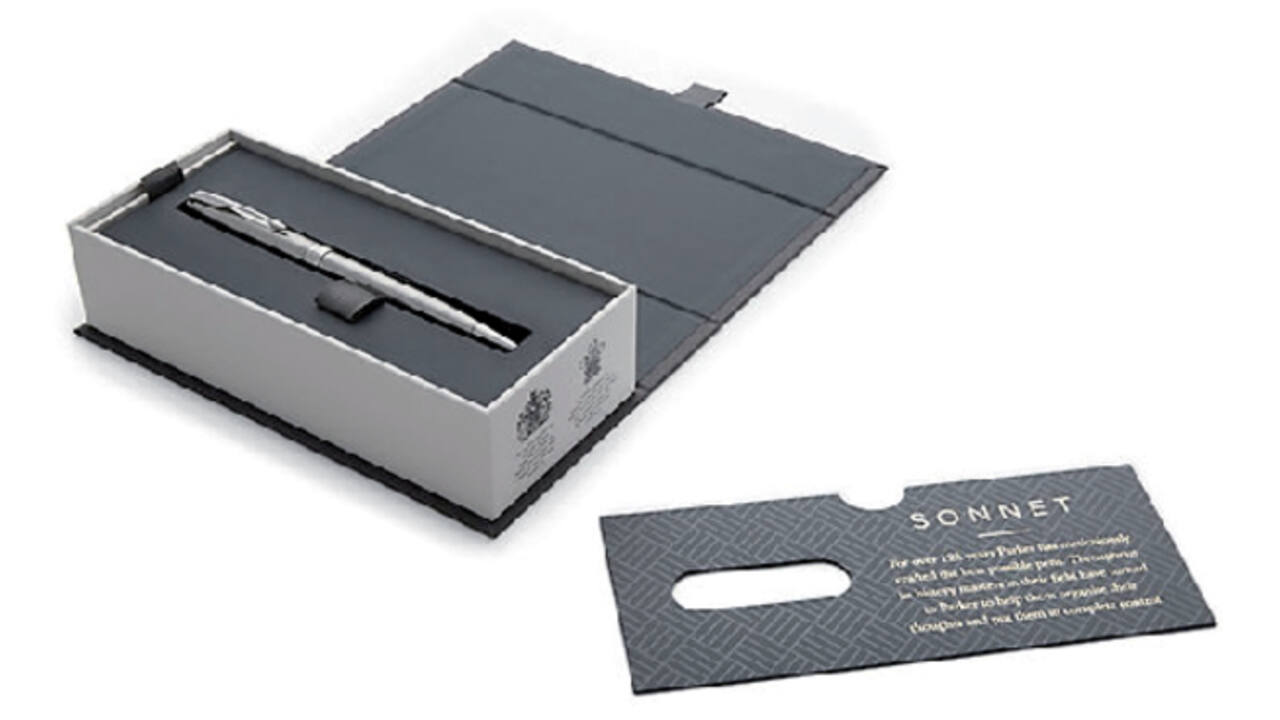 Balpen Parker Sonnet stainless steel CT medium