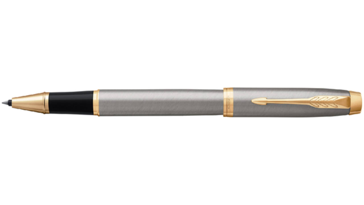 Rollerpen Parker IM brushed metal GT fijn