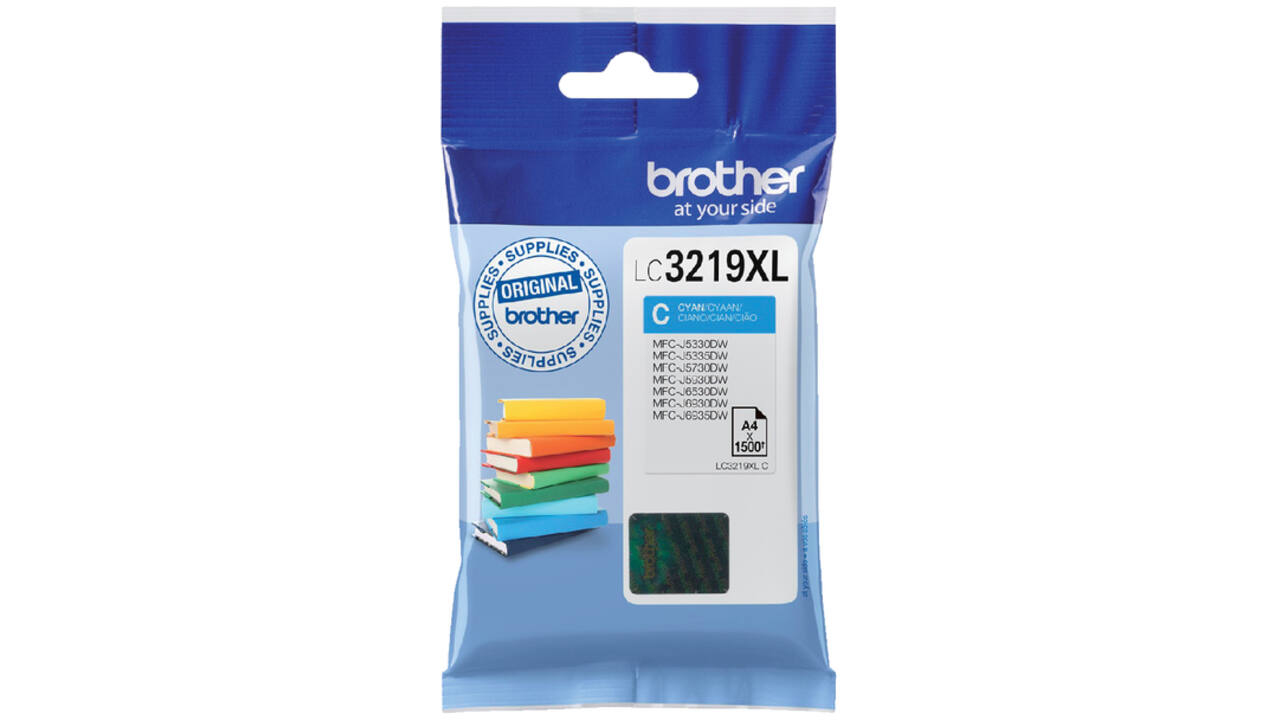 Inktcartridge Brother LC-3219XLC blauw