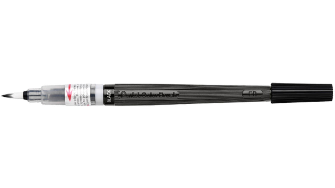 Brushpen Pentel XGFL-101X zwart