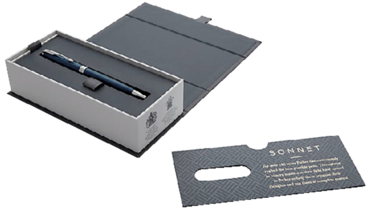 Balpen Parker Sonnet blue lacquer CT medium