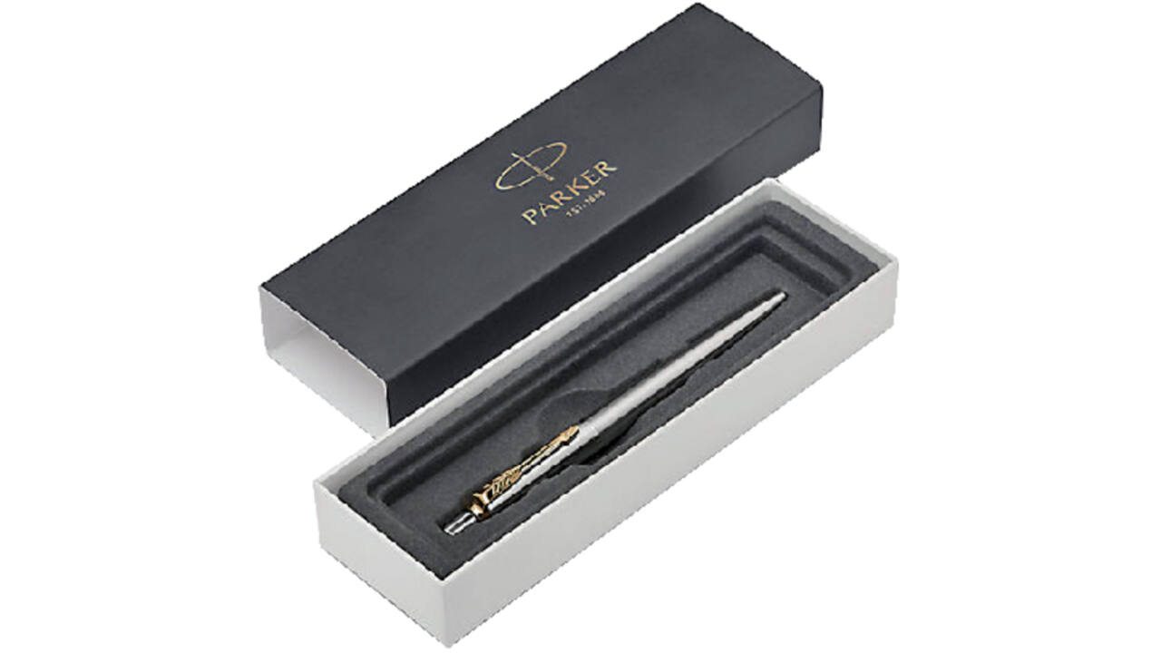 Balpen Parker Jotter stainless steel GT medium