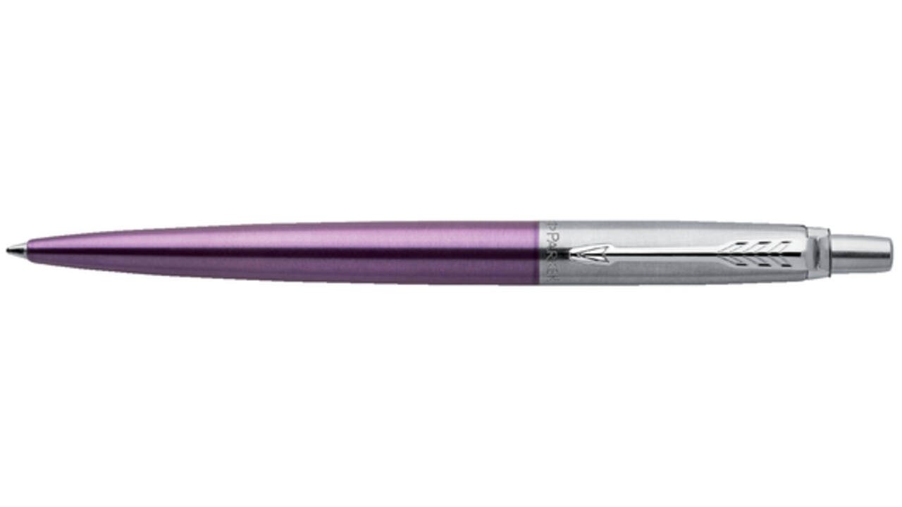 Balpen Parker Jotter Victoria violet CT medium blister à 1 stuk