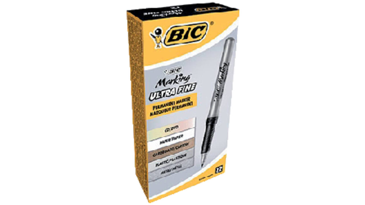 CD marker Bic ultra fijn zwart