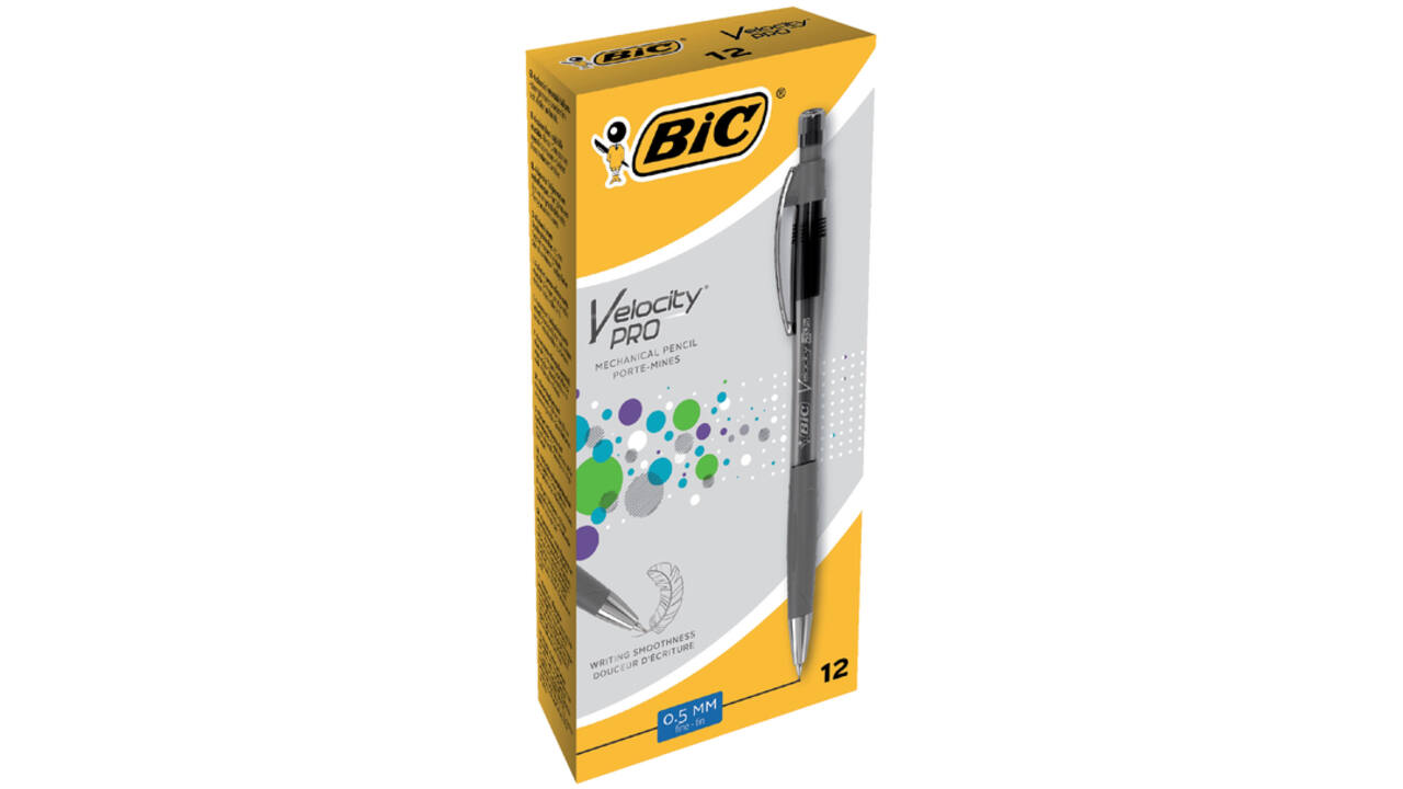 Vulpotlood Bic Velocity Pro HB 0.5mm grijs