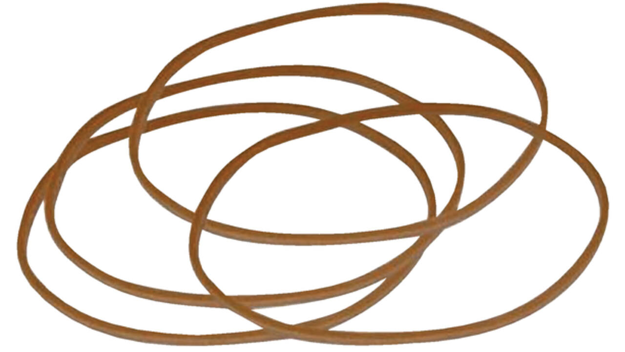 Elastiek Standard Rubber Bands 19 90x1.5mm 500gr 1480 stuks bruin