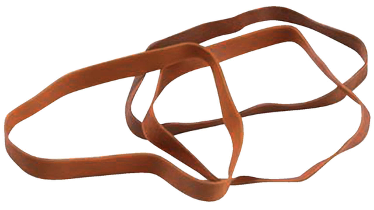 Elastiek Standard Rubber Bands 66 110x5mm 500gr 360 stuks bruin