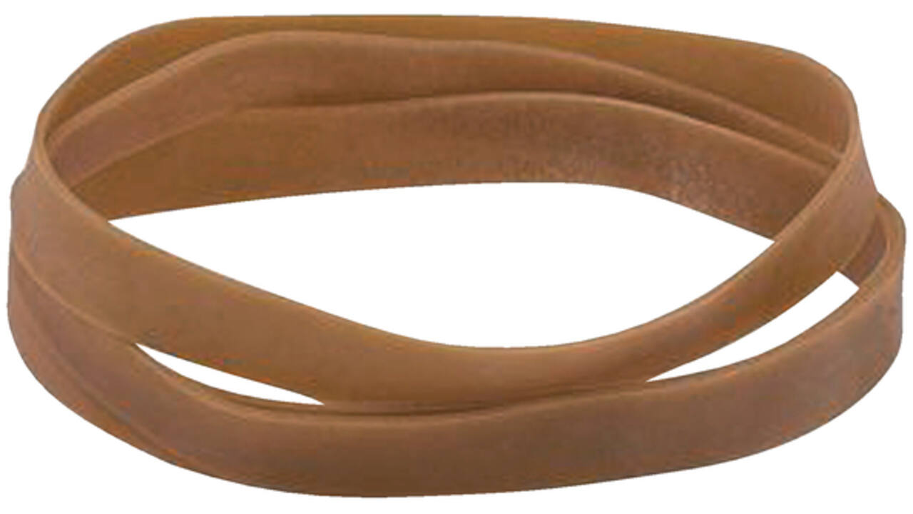Elastiek Standard Rubber Bands 107 180x16mm 500gr 70 stuks bruin