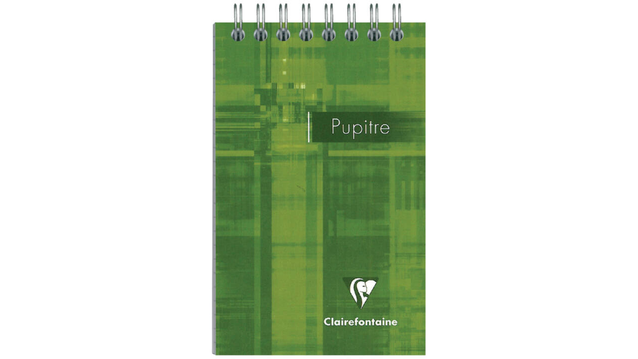 Notitieboek Clairefontaine Puptire 75x120mm spiraal lijn