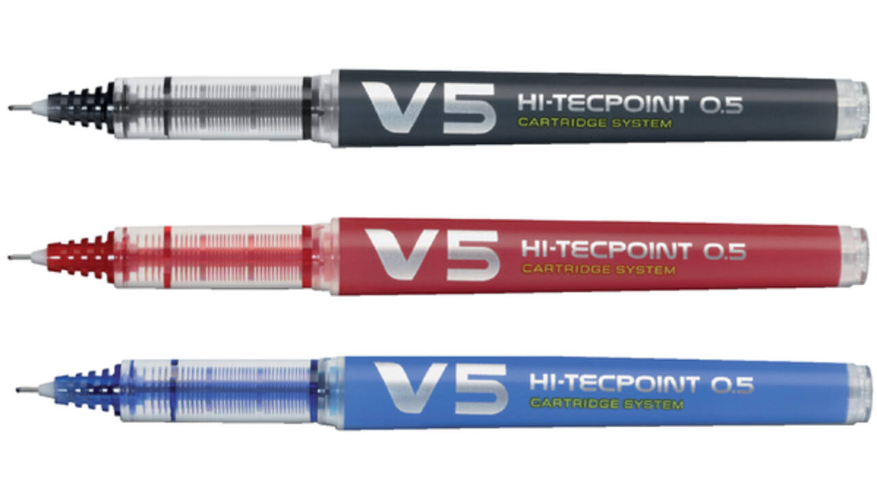 Rollerpen PILOT Begreen Hi-Tecpoint V5 fijn blauw