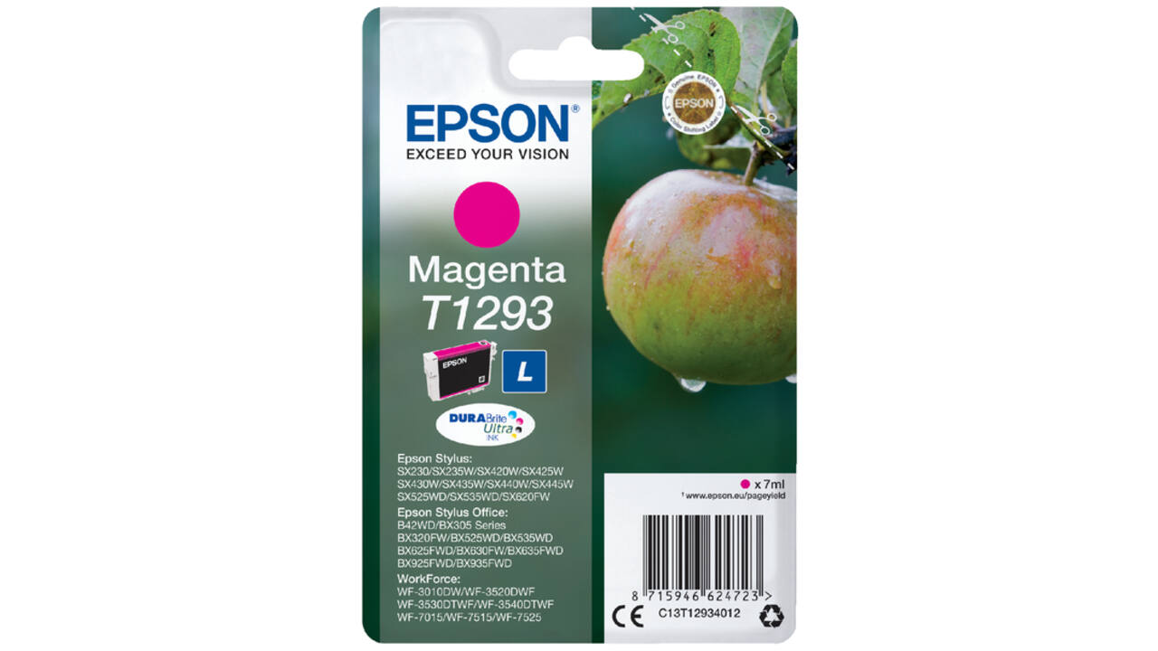Inktcartridge Epson T1293 rood