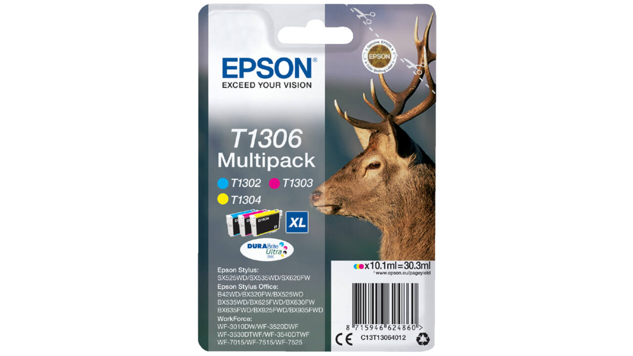 Inktcartridge Epson T1306 3 kleuren