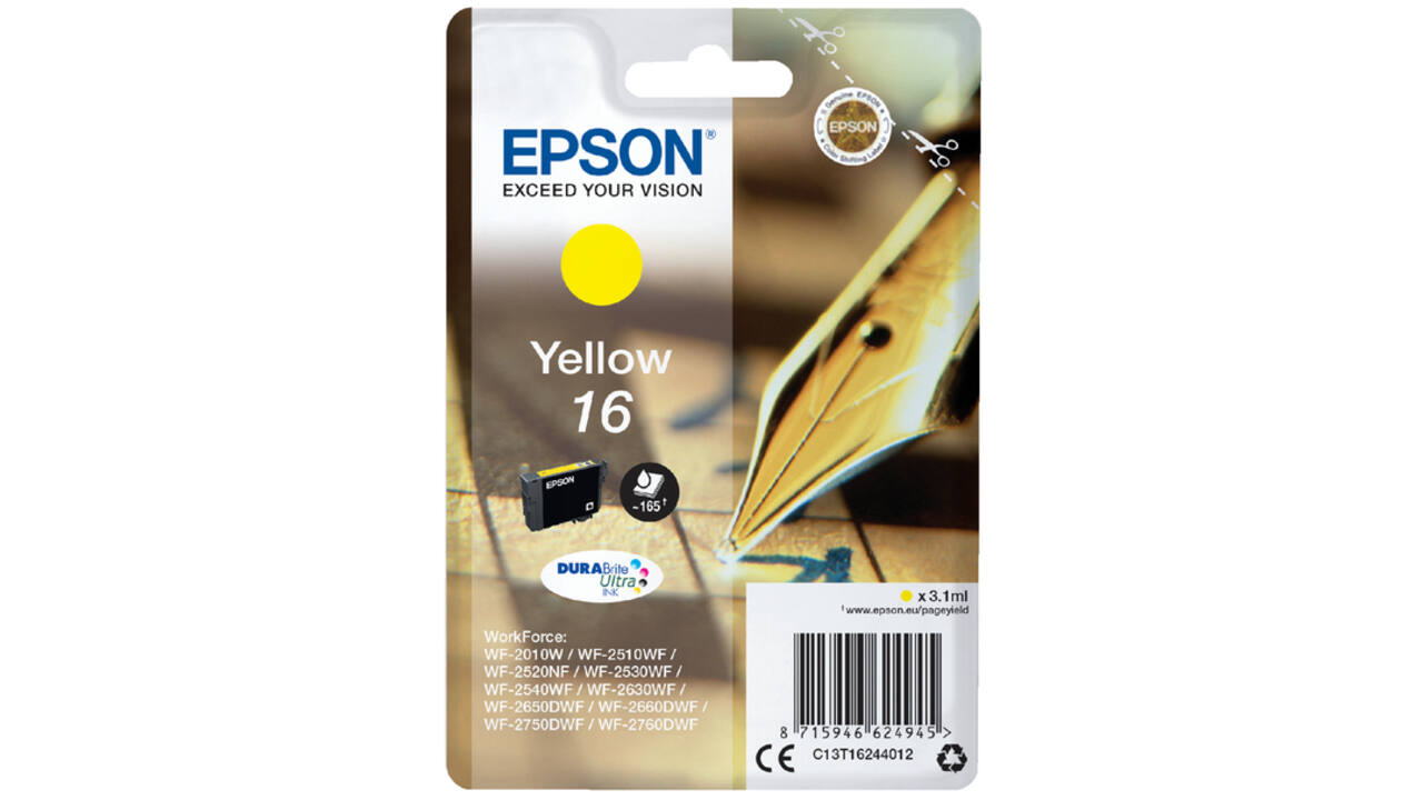 Inktcartridge Epson 16 T1624 geel