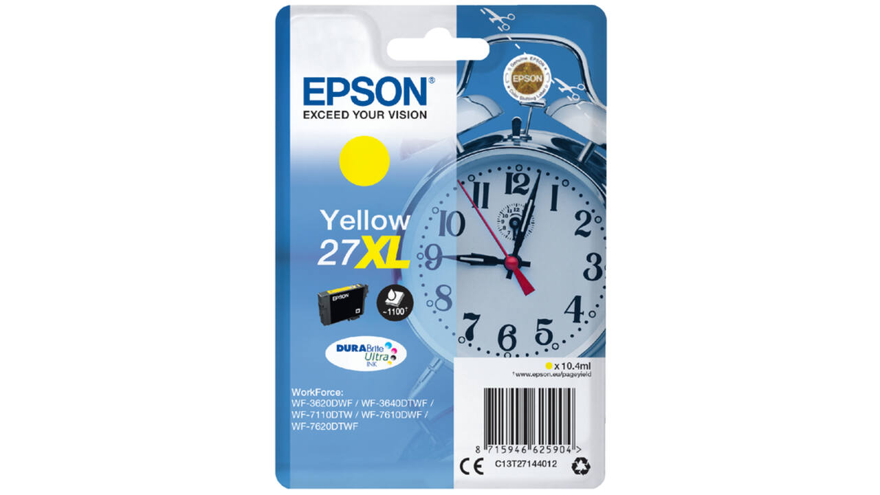 Inktcartridge Epson 27XL T2714 geel