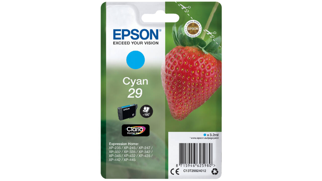 Inktcartridge Epson 29 T2982 blauw