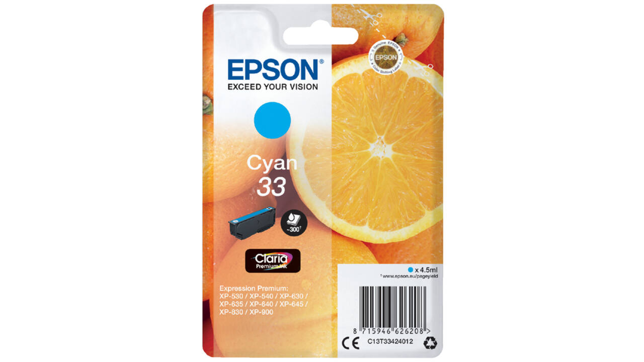 Inktcartridge Epson 33 T3341 blauw