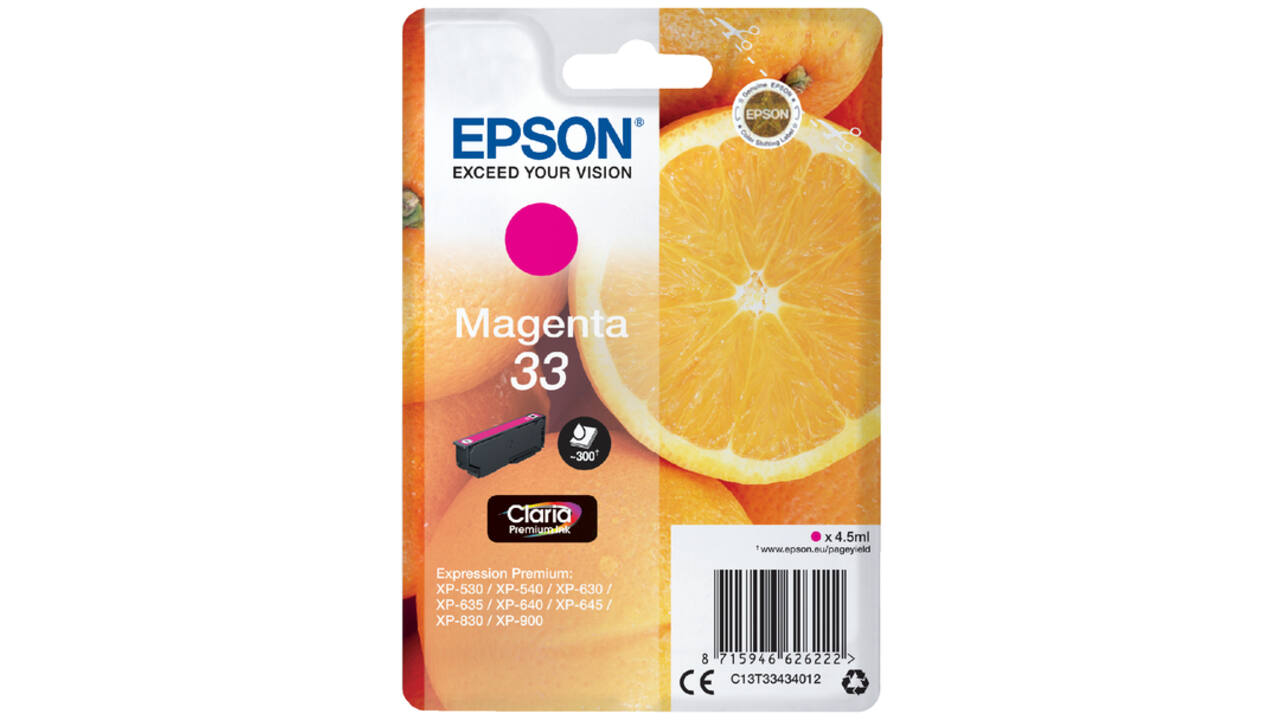 Inktcartridge Epson 33 T3343 rood