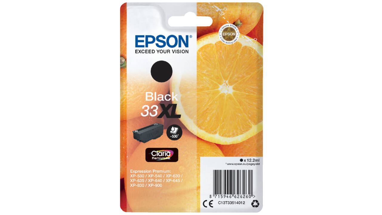 Inktcartridge Epson 33XL T3351 zwart