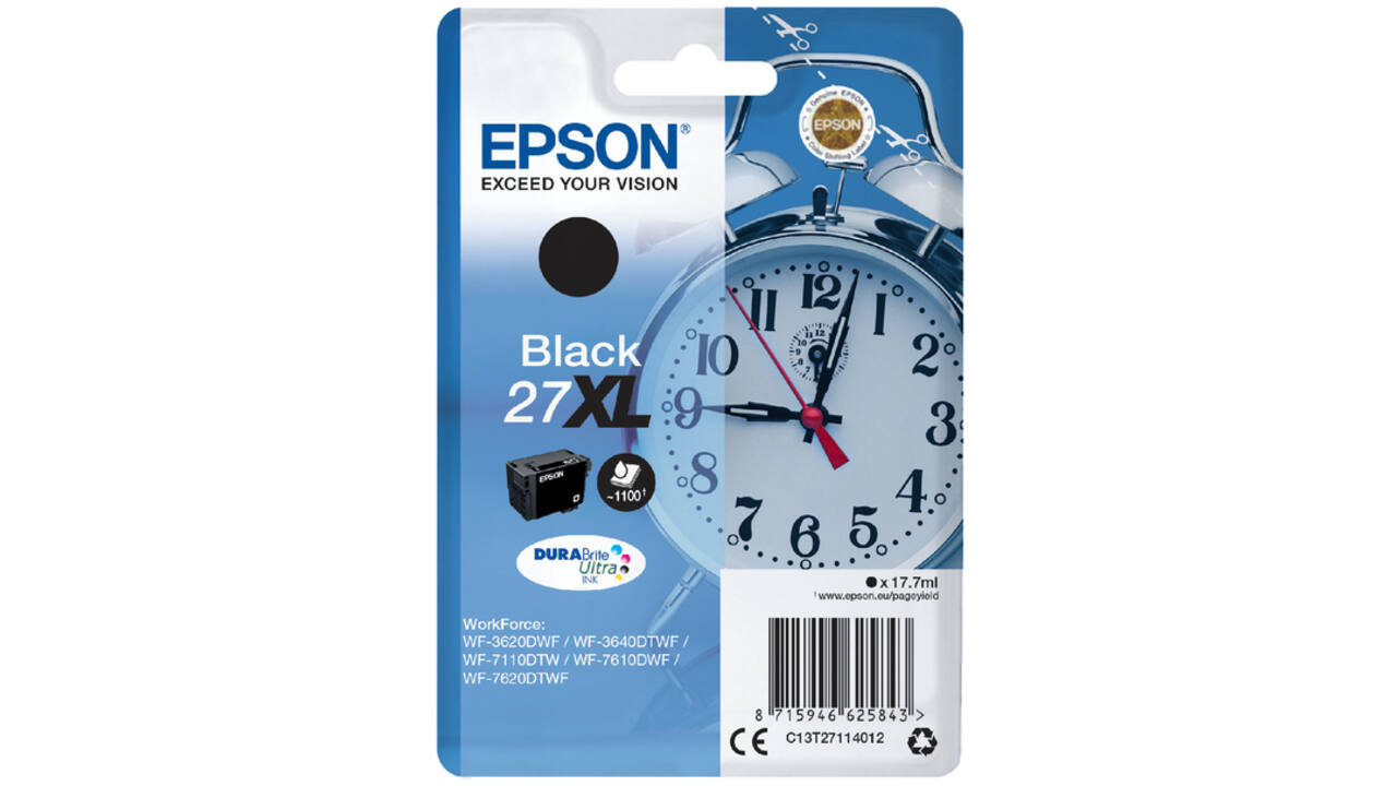 Inktcartridge Epson 27XL T2711 zwart