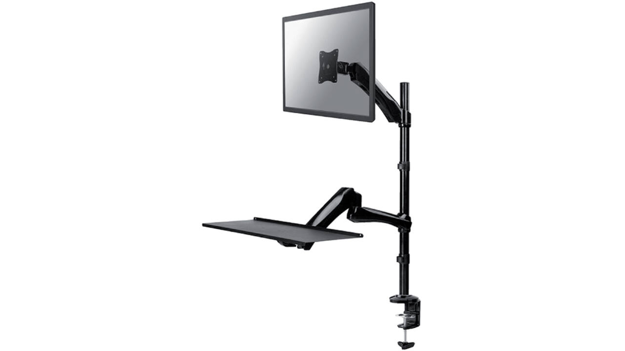 PC arm Neomounts D500 10-27" werkplek zwart