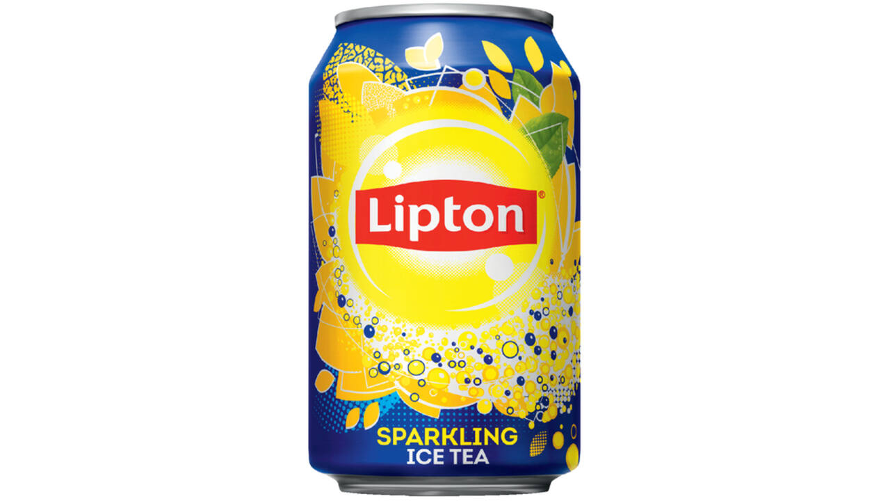 Frisdrank Lipton Ice Tea sparkling blik 330ml