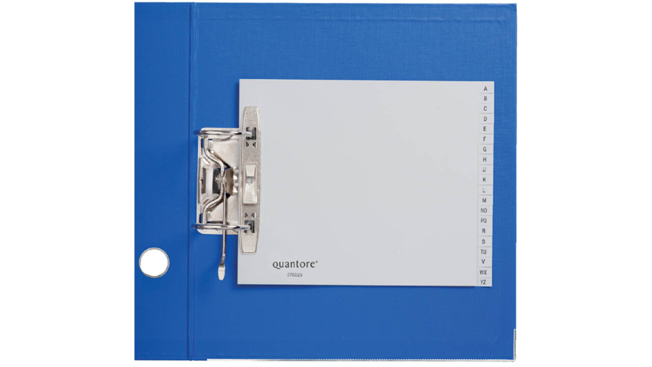 Ordner alfabet Quantore 2-gaats 18x23 PP grijs